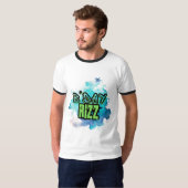 B'Day (Verjaardag) Rizz Groen en Monochromatisch B T-shirt (Voorkant volledig)