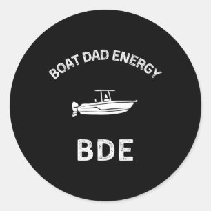 Bde - Boot Vader Energie - Grappig Boot Shirt Voor Ronde Sticker