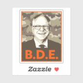 BDE Hoop in Camouflage Sticker (Vel)