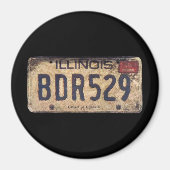 BDR529 Bluesmobile Licentie Bord 3" Magnet (Voorkant)
