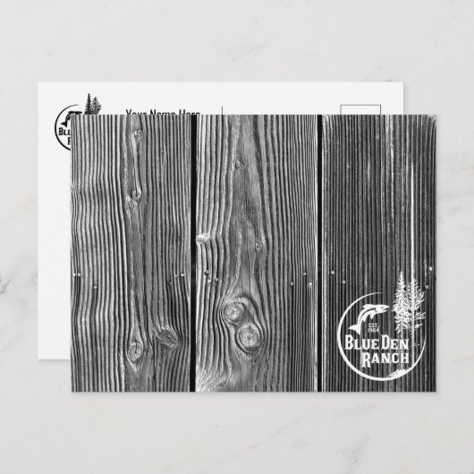 BDR Make-Your-own B&W Feestdagenkaart (Voorkant / Achterkant)