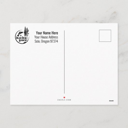 BDR Make-Your-own B&W Feestdagenkaart (Achterkant)