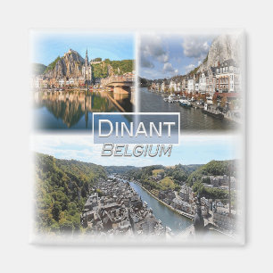 BE0050 Europa, België, Dinant, Koelkast Magneet
