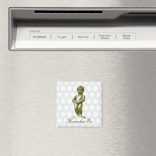 BE054 MANNEKEN PIS Brussel Brussel, Fridge Magneet (Insitu (Vaatwasser))