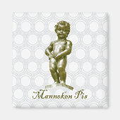 BE054 MANNEKEN PIS Brussel Brussel, Fridge Magneet (Voorkant)