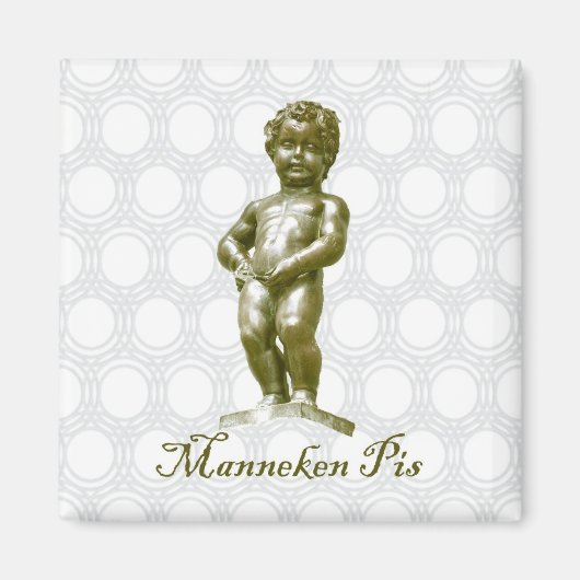 BE054 MANNEKEN PIS Brussel Brussel, Fridge Magneet (Voorkant)