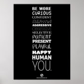 BE 12 Poster groot zwart (Voorkant)