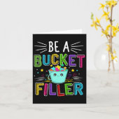 Be A Bucket Filler - Het thema van de Bucket Fille Kaart (Gele Bloem)