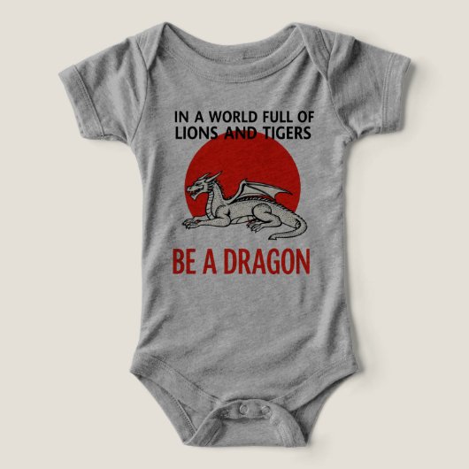 Be a Dragon - Uniek Fantasy ontwerp (Design voorkant)