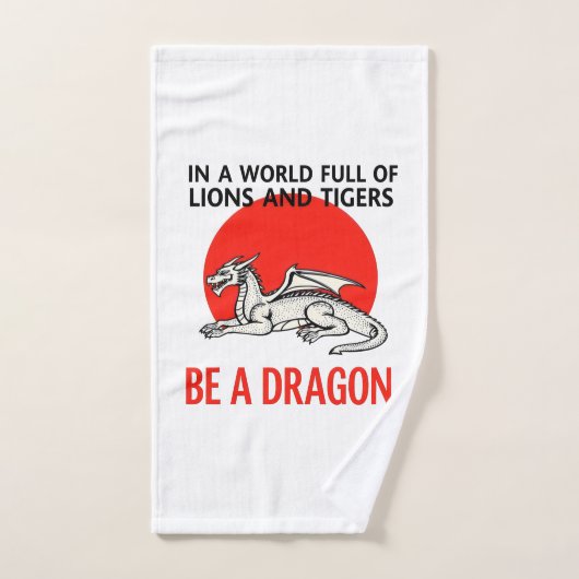 Be a Dragon - Uniek Fantasy ontwerp Handdoek (Handdoek)