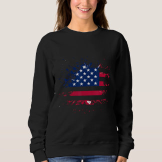 Be A Good American Usa Flag Trui