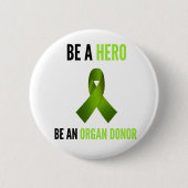 Be a Hero Ronde Button 5,7 Cm (Voorkant)