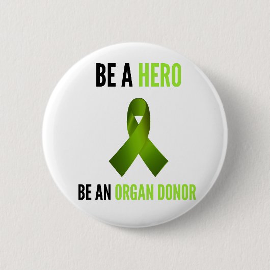 Be a Hero Ronde Button 5,7 Cm (Voorkant)
