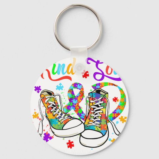 be a kind sole autism awareness (2 sleutelhanger (Voorkant)
