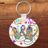 be a kind sole autism awareness (2 sleutelhanger (Voorkant)