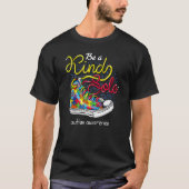Be A Kind Sole Autism Awareness Puzzle Shoes Be Ki T-shirt (Voorkant)