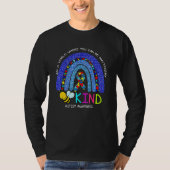Be A Kind Sole Autism Awareness Puzzle Shoes Be Ki T-shirt (Voorkant)