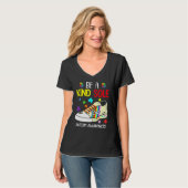 Be A Kind Sole Autism Awareness Puzzle Shoes Be Ki T-shirt (Voorkant volledig)