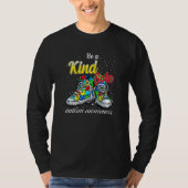 Be A Kind Sole Autism Awareness Puzzle Shoes Be Ki T-shirt (Voorkant)