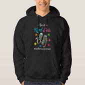 Be A Kind Sole Autism Awareness Puzzle Shoes Boys Hoodie (Voorkant)