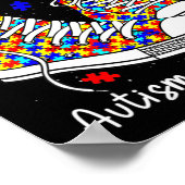 Be A Kind Sole Autism Awareness Rainbow Trendy Puz Poster (Hoek)