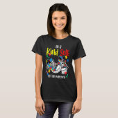 Be A Kind Sole Autism Awareness Rainbow Trendy Puz T-shirt (Voorkant volledig)