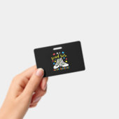 Be A Kind Sole Autism Awareness Trendy Puzzle Shoe Badge (Handheld)