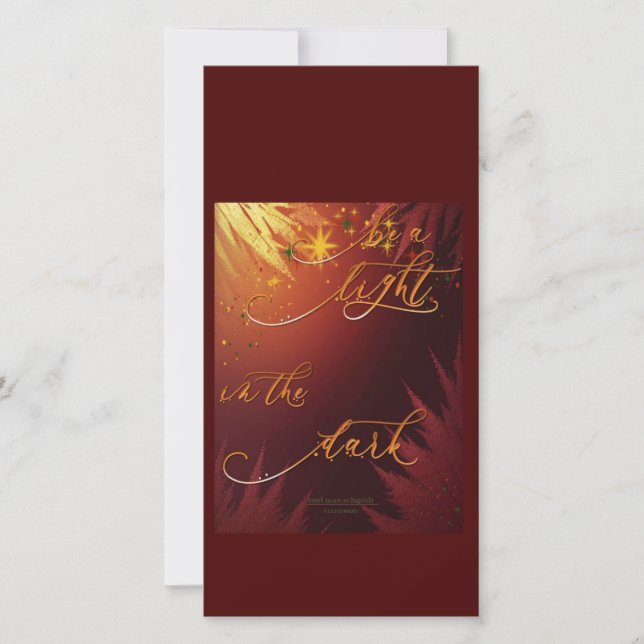 Be A Light Bordeaux Mel Mae Schmidt Stationery (Voorkant)