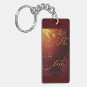 Be A Light Bordeaux Mel Mae Schmidt Stationery Sleutelhanger (Voorkant Links)