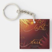 Be A Light Bordeaux Mel Mae Schmidt Stationery Sleutelhanger (Voorkant)