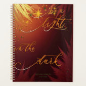 Be A Light Red-Gold Mel Mae Schmidt Stationery Planner (Voorkant)