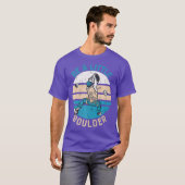 Be A Little Boulder Retro Climbing Bouldering T-shirt (Voorkant volledig)
