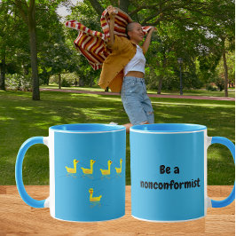 Be a non-conformist Cute Motivational Ducks Mok