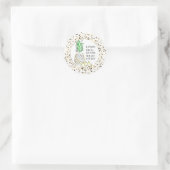 Be A Pineapple Ronde Sticker (Tas)