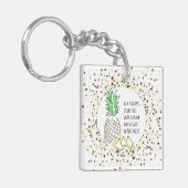 Be A Pineapple Sleutelhanger (Voorkant Links)
