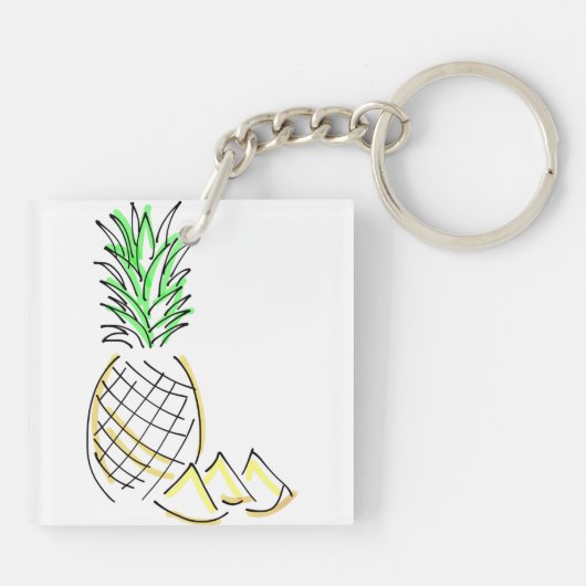 Be A Pineapple Sleutelhanger (Achterkant)