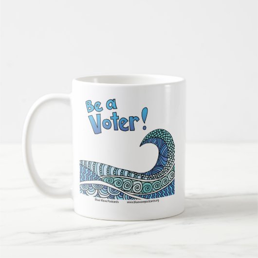 Be a Voter Mug Koffiemok (Links)