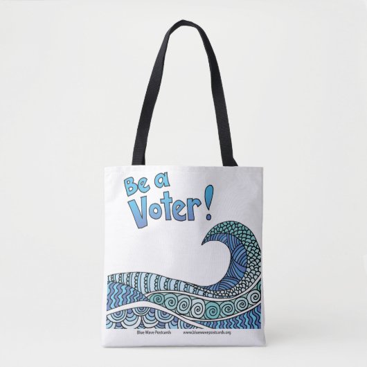 Be a Voter Tote Bag (Voorkant)