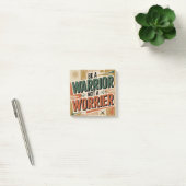 Be A Warrior, Not A Worrier Post-it® Notes (Kantoor)