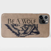 Be a wolf iPhone hoesje (Achterkant horizontaal)