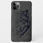 Be a wolf iPhone hoesje (Achterkant)
