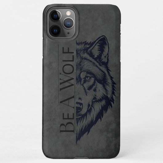 Be a wolf iPhone hoesje (Achterkant)