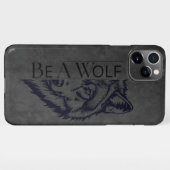 Be a wolf iPhone hoesje (Achterkant horizontaal)