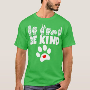 BE ACHTERSTAND EN ASL zwart-wit design 2 1 T-shirt