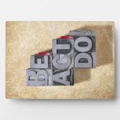 Be, Act, Do Fotoplaat (voorkant)