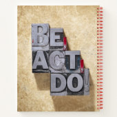 Be, Act, Do Notitieboek (Achterkant)