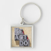 Be, Act, Do Sleutelhanger (Voorkant)