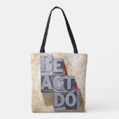 Be, Act, Do Tote Bag (Achterkant)