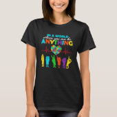 Be Anything Be Kind Autism Awareness Puzzle Heart  T-shirt (Voorkant)