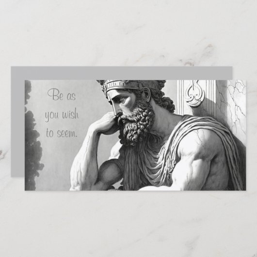 Be as you wish to seem (Voorkant / Achterkant)